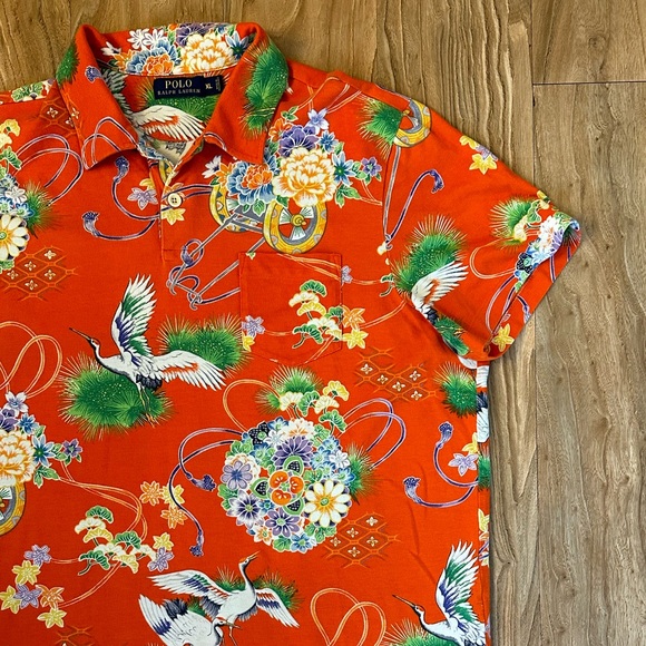 Polo Ralph Lauren Other - **POLO RALPH LAUREN** tropical-inspired polo shirt SIZE XL